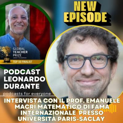 Intervista al Prof. Emanuele Macrì matematico di fama internazionale presso l'Università Paris-Saclay