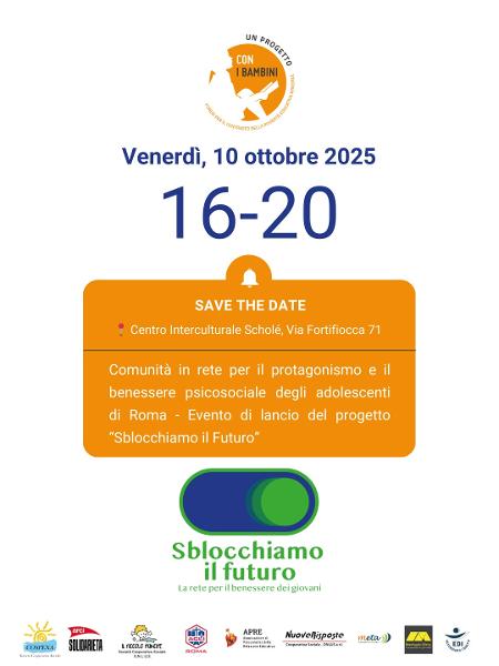 “Sblocchiamo il futuro” si presenta al pubblico. Il primo evento venerdì 10 ottobre a Roma