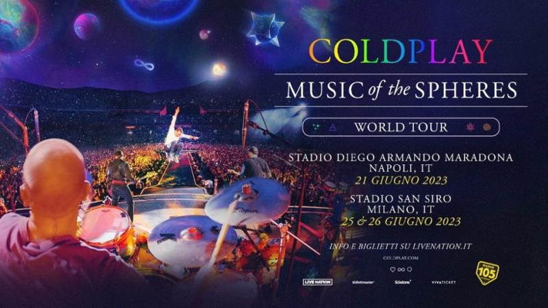 Coldplay, nel 2023 le tappe italiane del tour sostenibile 