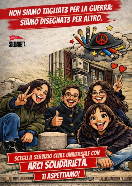 Servizio Civile, c'è ancora tempo per iscriversi con Arci Solidarietà