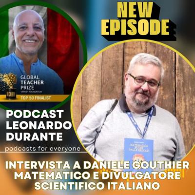 Intervista aDaniele Gouthier è un matematico e divulgatore scientifico italian
