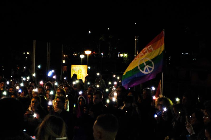180 ospedali si illuminano per Gaza